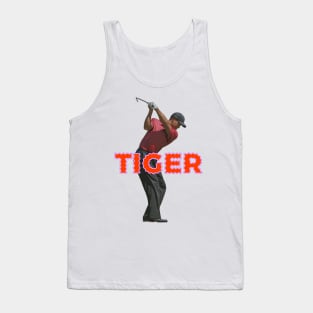 Tiger Woods backswing Tank Top